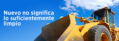 Nuevo no significa lo suficientemente limpio